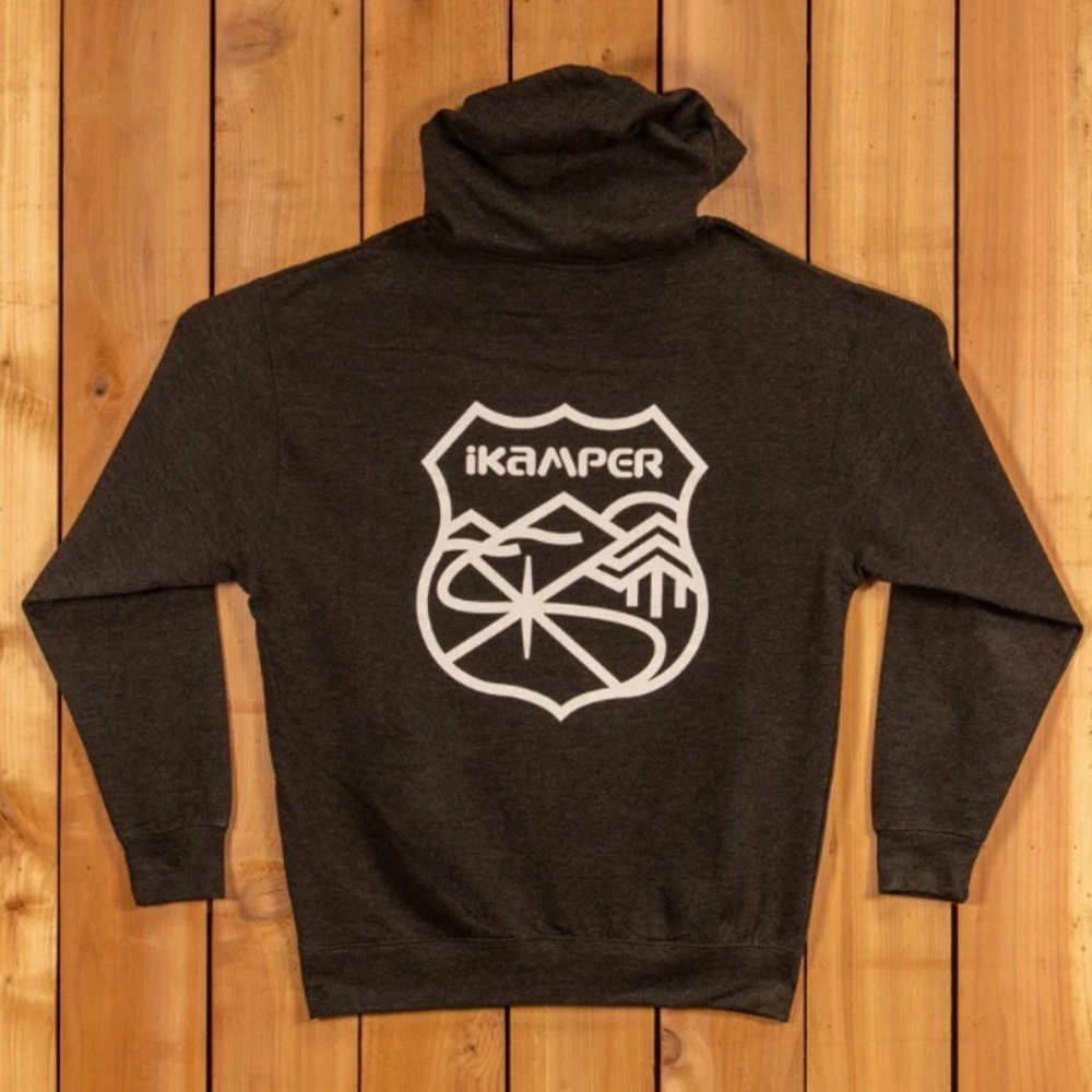 Charcoal Heather Grey Hoodie Medium